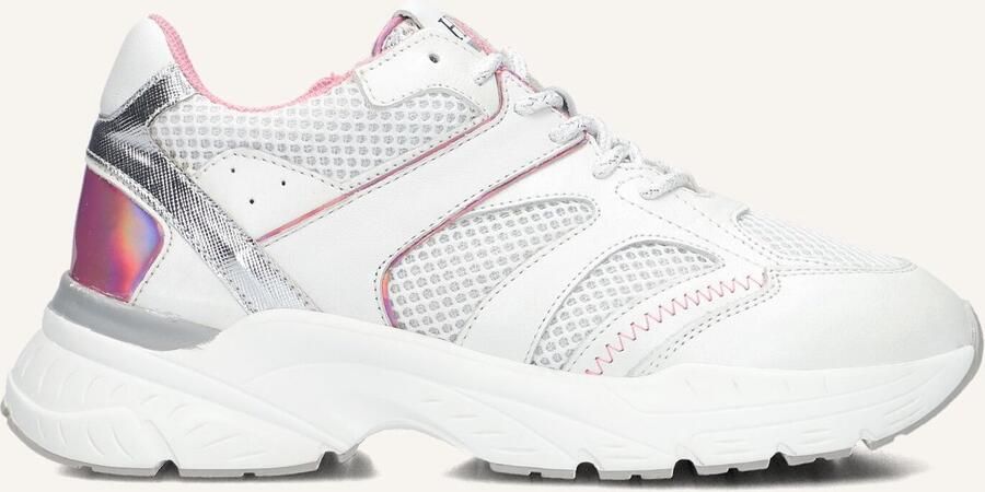Hip H1255 Sneakers Meisjes Leren Sneaker Wit