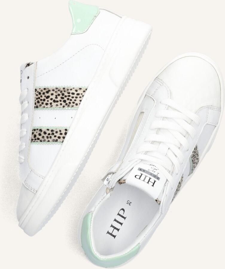Hip H1610 Lage sneakers Leren Sneaker Meisjes Kids Wit - Foto 2