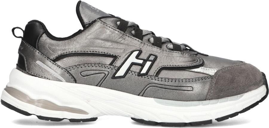 Hip H1660 Sneakers Meisjes Leren Sneaker Grijs
