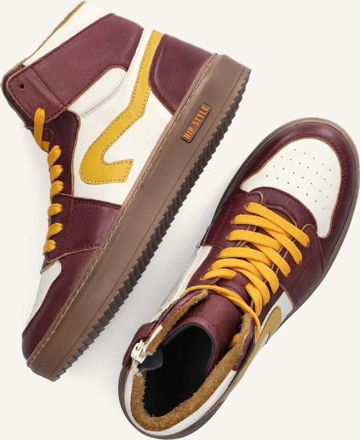 Hip H1665 Hoge sneakers Leren Sneaker Jongens Kids Paars - Foto 2