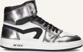 Hip H1765_ Sneakers Leren Sneaker Meisjes Zilver - Zilver
