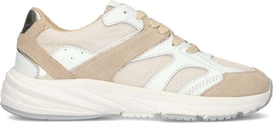 Hip H1815 Sneakers Meisjes Leren Sneaker Beige