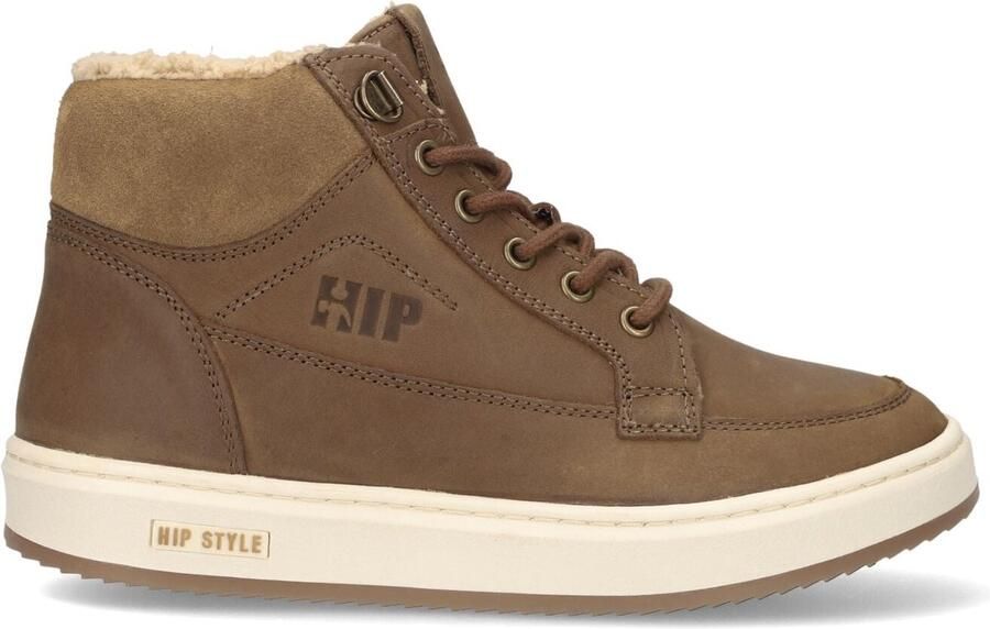 Hip H2136 Sneakers Jongens Bruin - Foto 4