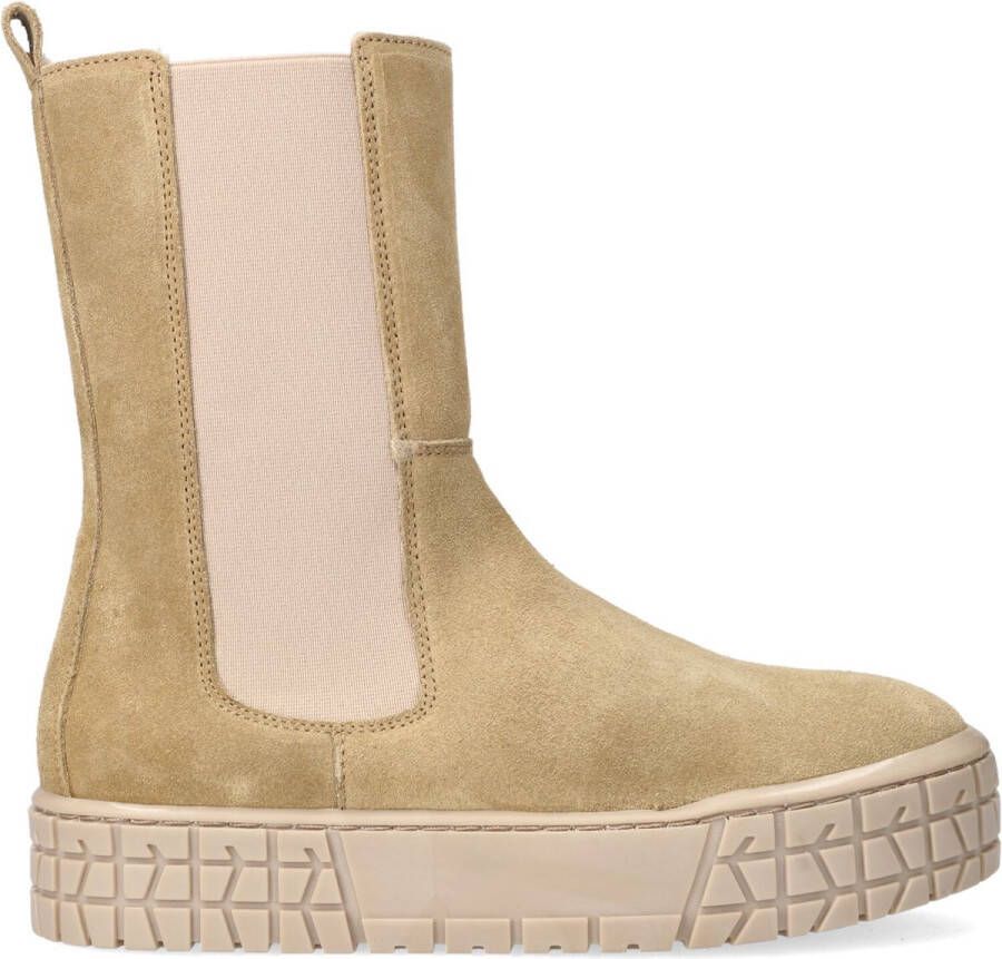 Bruin Tinten H2368 Chelsea boots Enkellaarsjes Meisjes Beige - Foto 3