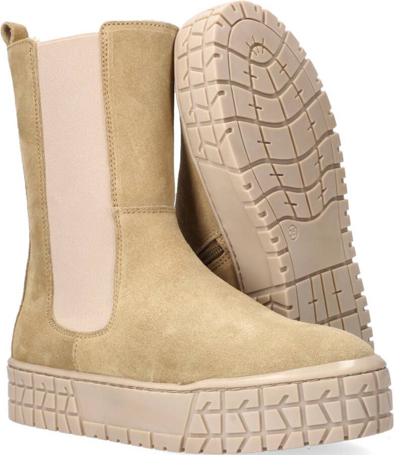 Bruin Tinten H2368 Chelsea boots Enkellaarsjes Meisjes Beige - Foto 4