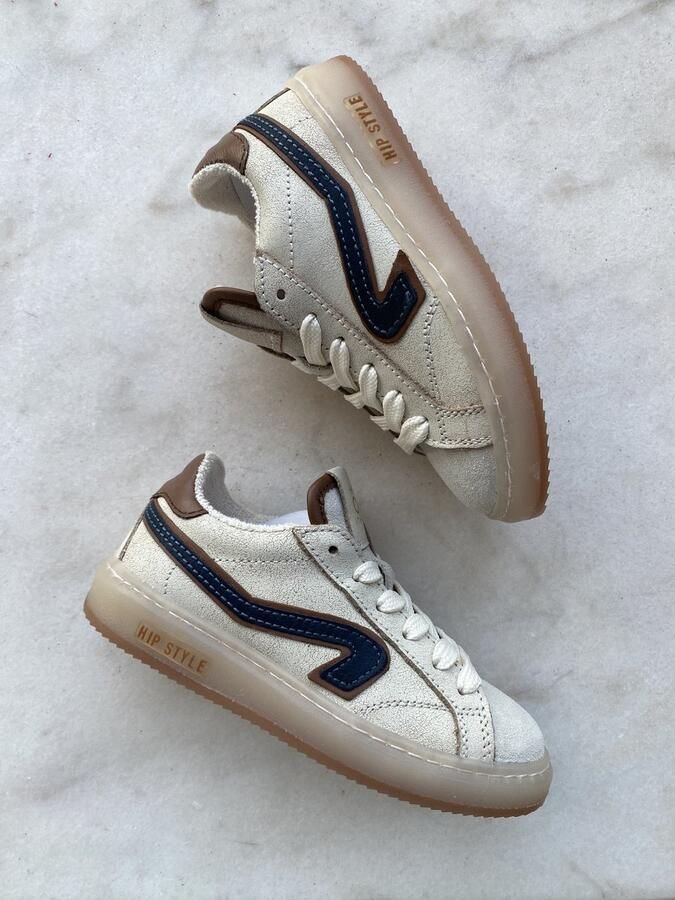 Hip jongenssneaker beige
