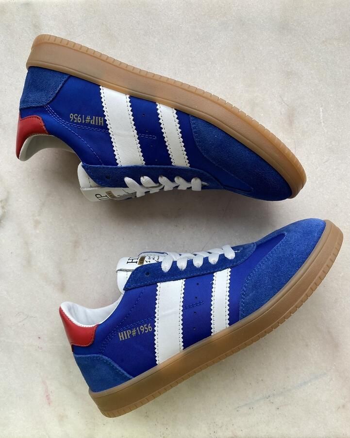 Hip jongenssneaker kobaltblauw