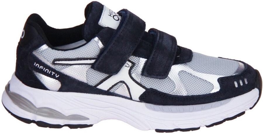 Hip Velcroschoen Blauw-Wit