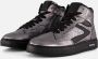 Hip hoge sneakers metallic zilver Dames - Thumbnail 1