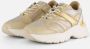 Hip H1255 Sneakers Leren Sneaker Meisjes Goud - Thumbnail 2