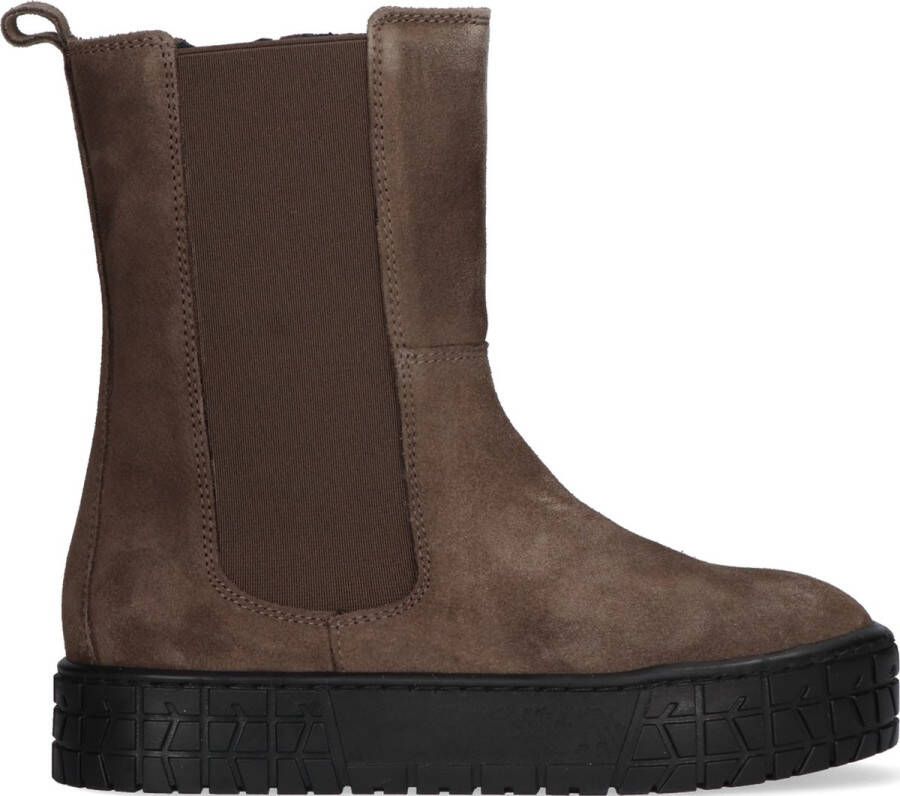 HIP Shoe Style Hip H1369 Chelsea boots Enkellaarsjes Meisjes Taupe