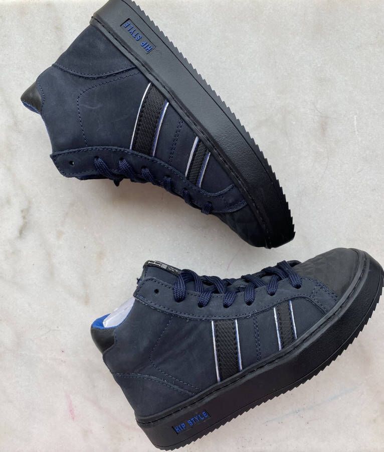 Hip sneaker blauw zwart