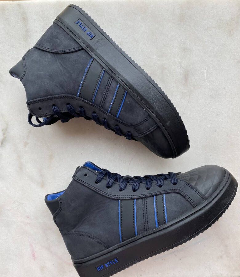 Hip sneaker blauw zwart