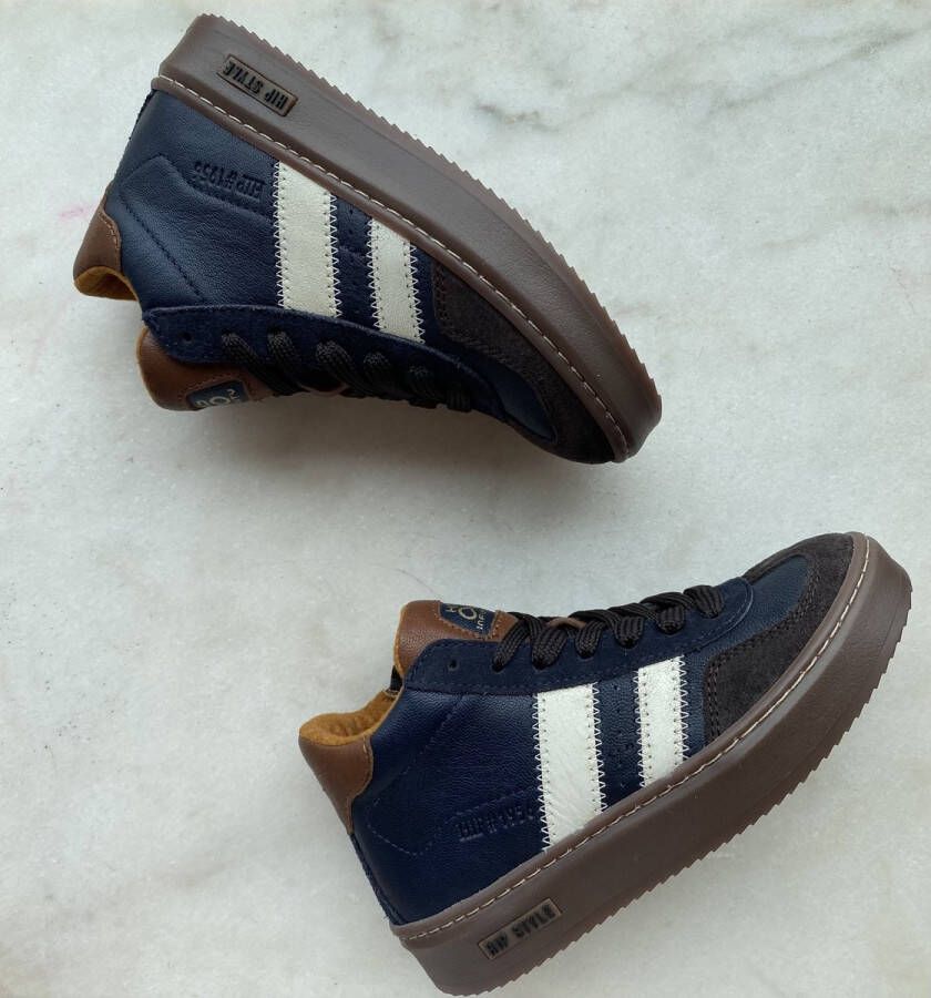 Hip sneaker donkerblauw