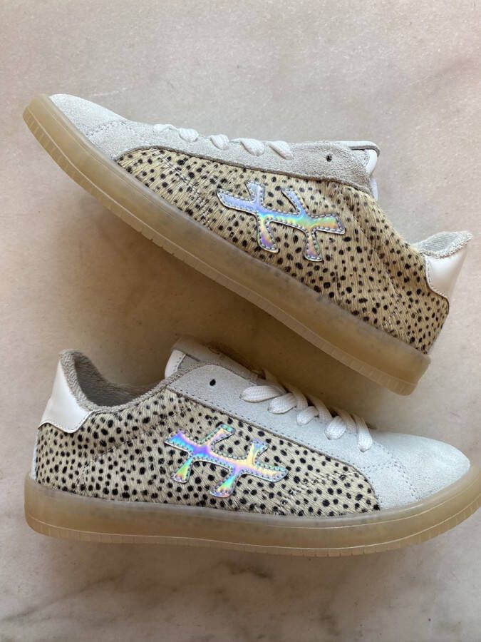 Hip sneaker laag cheetah