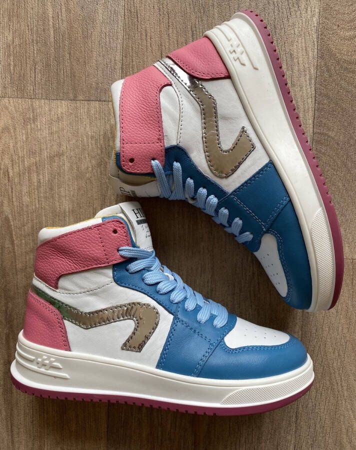Hip sneaker roze blauw
