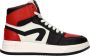 Hip leren sneakers rood wit zwart Jongens Leer Meerkleurig 39 - Thumbnail 1
