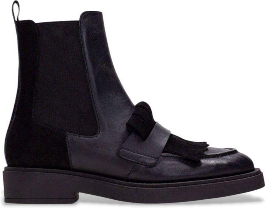 Hispanitas Blok Leren Enkellaarsjes Soho