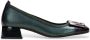 Hispanitas Bolmet blauw-groene leren schoenen - Thumbnail 1