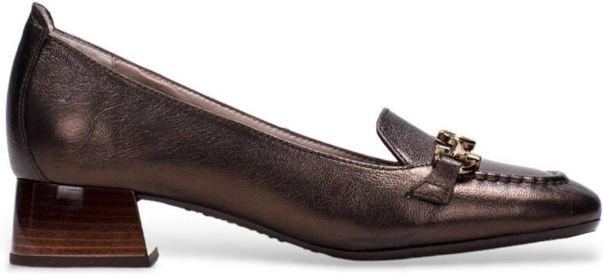 Hispanitas Bronzen leren loafers