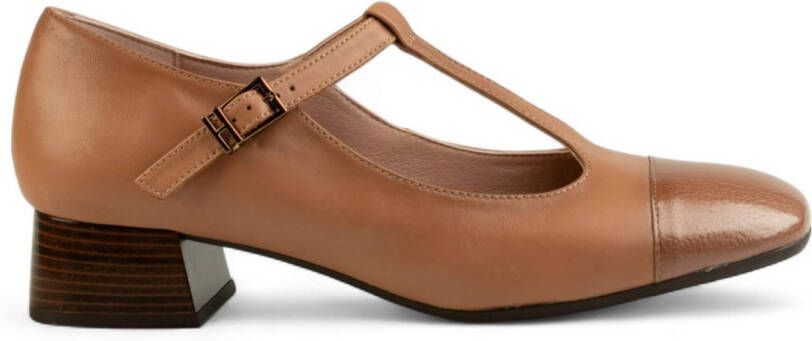 Hispanitas Bruine leren ballerina's