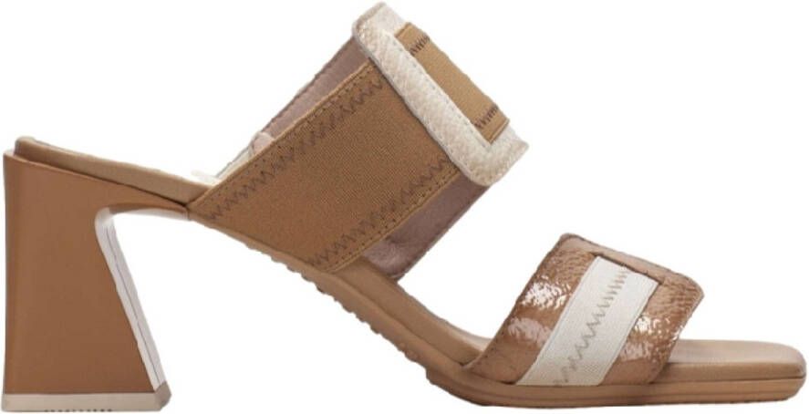 Hispanitas Bruine leren sandalen Mallorca -Helhoogte