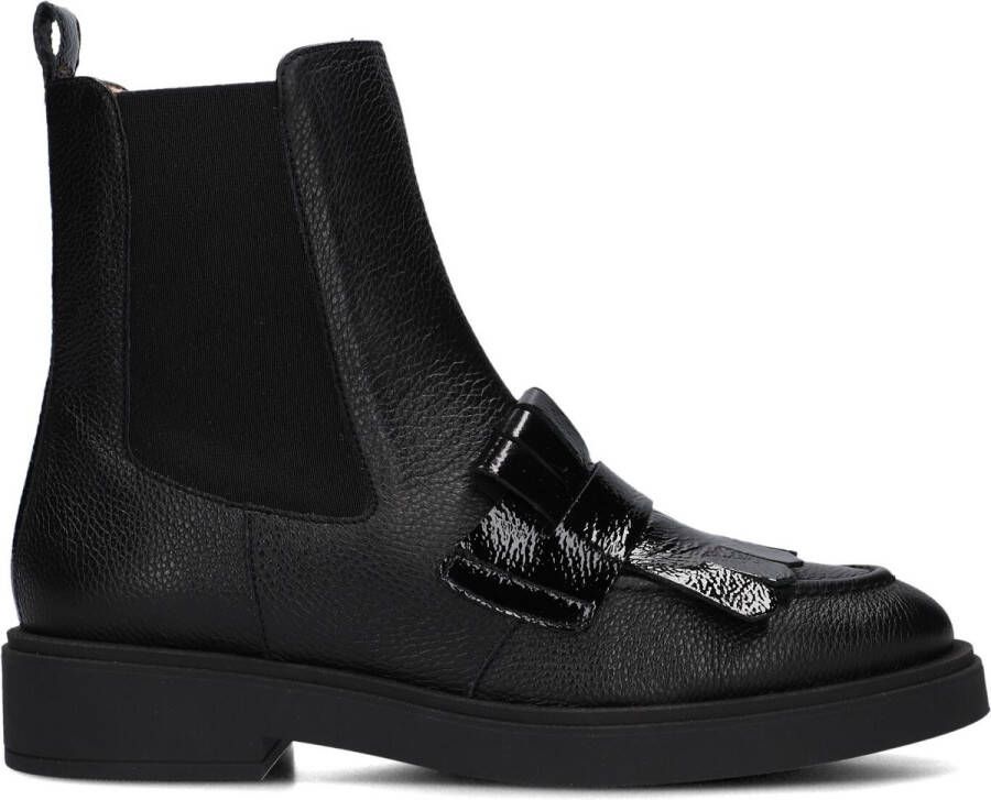 HISPANITAS Chelsea Boots Dames Chi243613 Maat: 42 Materiaal: Leer Kleur: Zwart
