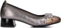 HISPANITAS Ballerina Dames Chi243670 Met Maat: 39 Materiaal: Leer Kleur: Zilver - Thumbnail 1