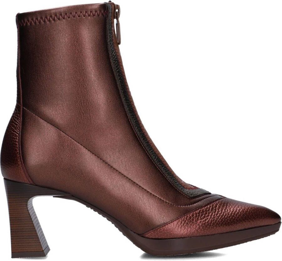 HISPANITAS Enkellaarsjes Dames Chi254186 Maat: 39 Materiaal: Leer Kleur: Bronskleurig