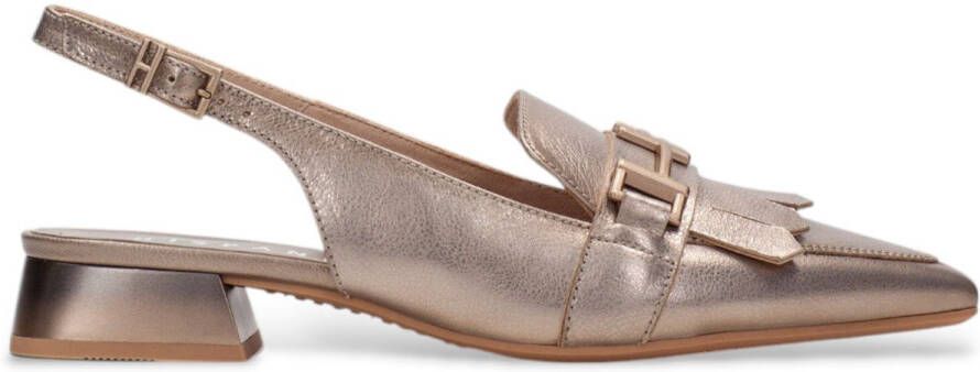 HISPANITAS Slingbacks Dames Chv253817 Maat: 36 Materiaal: Leer Kleur: Brons