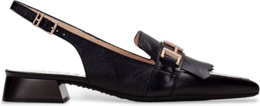 HISPANITAS Slingbacks Dames Chv253817 Maat: 39 Materiaal: Leer Kleur: Zwart