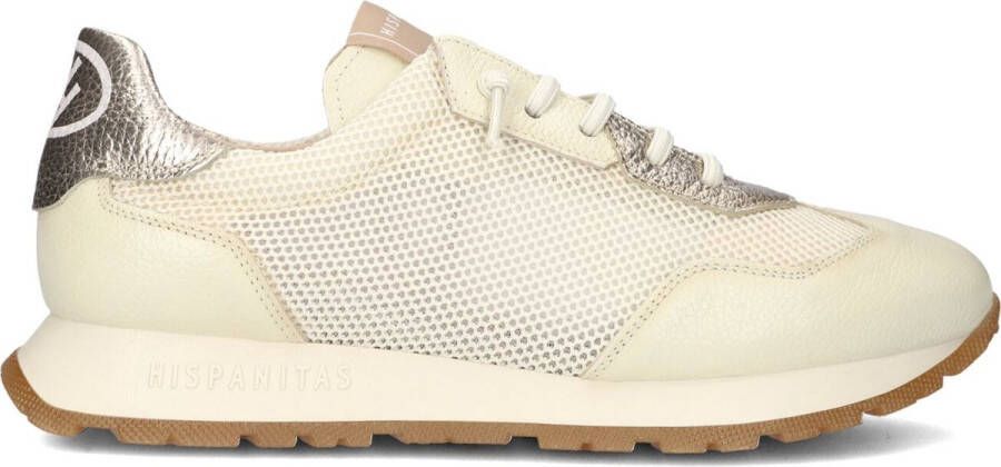 HISPANITAS Lage Sneakers Dames Chv253869 Maat: 42 Materiaal: Leer Kleur: Wit