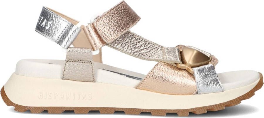 HISPANITAS Dames Chv253896 Maat: 42 Materiaal: Leer Kleur: Metallic