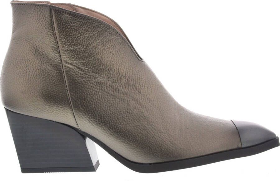 HISPANITAS Enkellaarsjes Dames Hi243596 Met Maat: 35 Materiaal: Leer Kleur: Brons