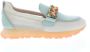 HISPANITAS Lage Sneakers Dames Hv253948 Maat: 42 Materiaal: Leer Kleur: Groen - Thumbnail 1