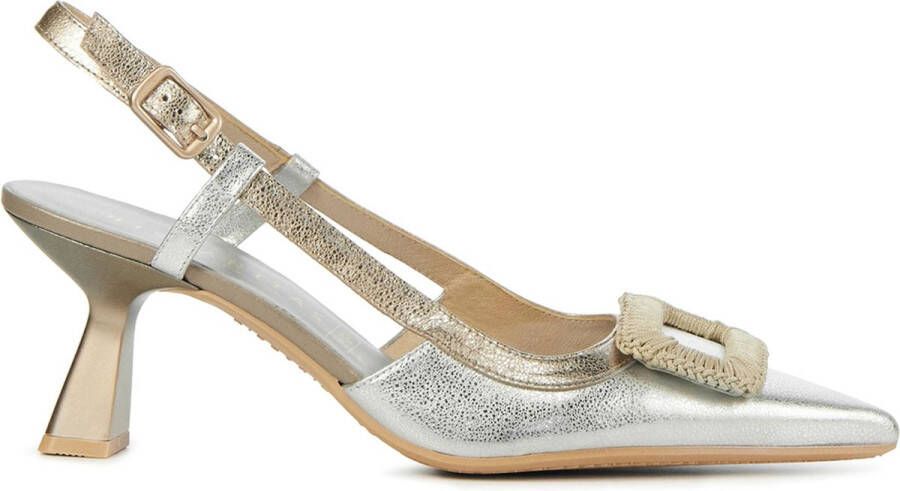 Hispanitas Dames Pumps Damesschoenen Leer Geen hoogte cm CHV243356 Zilver