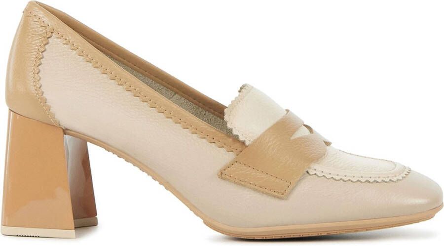 Hispanitas Dames Pumps Damesschoenen Leer Geen hoogte cm CHV243453 Beige combi