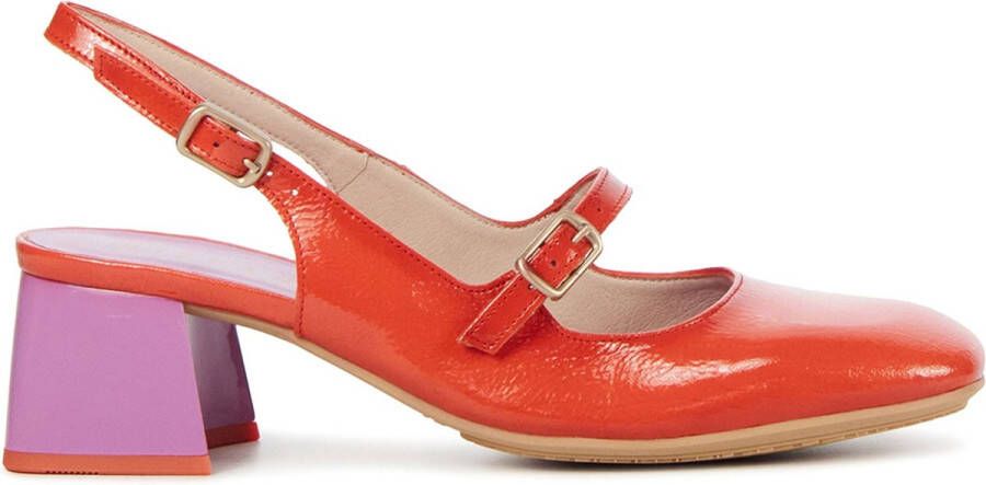 Hispanitas Dames Pumps Damesschoenen Leer Geen hoogte cm HV243318 Rood