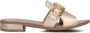 HISPANITAS Slippers Dames Hv243268 Maat: 36 Materiaal: Leer Kleur: Goud - Thumbnail 1