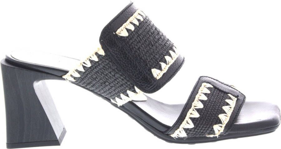 HISPANITAS Muiltjes Dames Hv253946 Maat: 38 Materiaal: Raffia Kleur: Wit