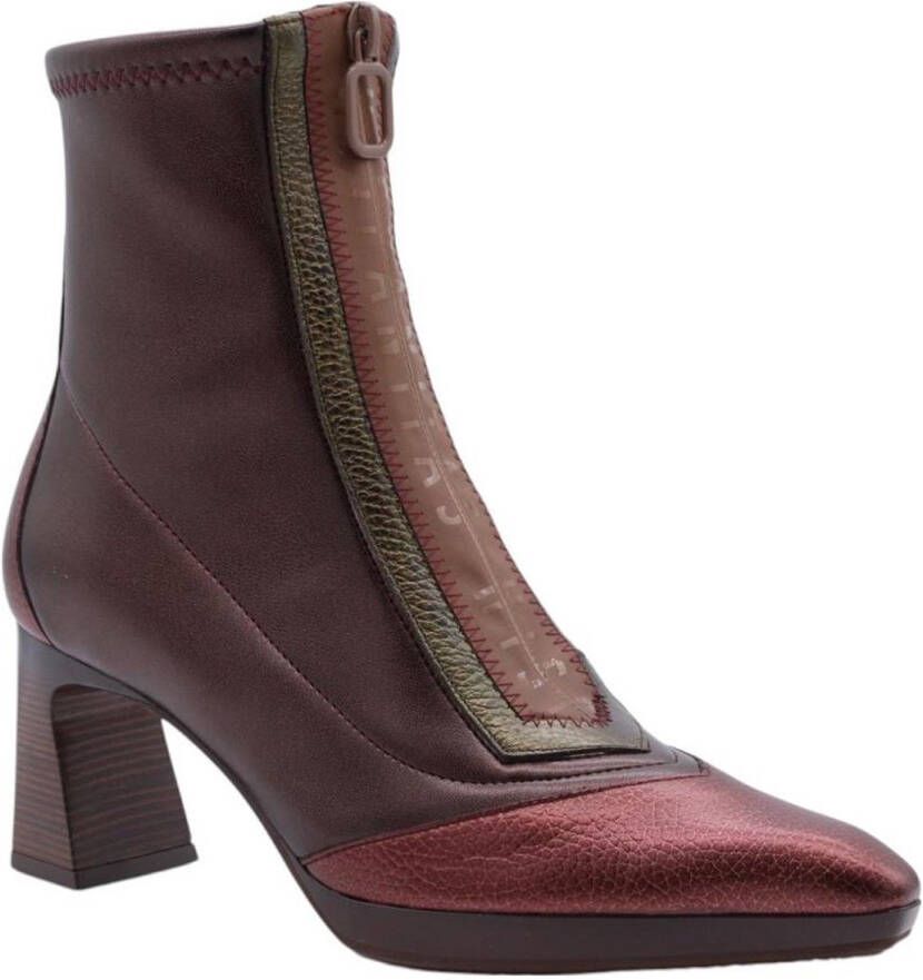 HISPANITAS Enkellaarsjes Dames Chi254186 Maat: 38 Materiaal: Leer Kleur: Bronskleurig
