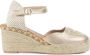 HISPANITAS Espadrilles Dames Hv243449 Maat: 36 Materiaal: Leer Kleur: Goud - Thumbnail 1