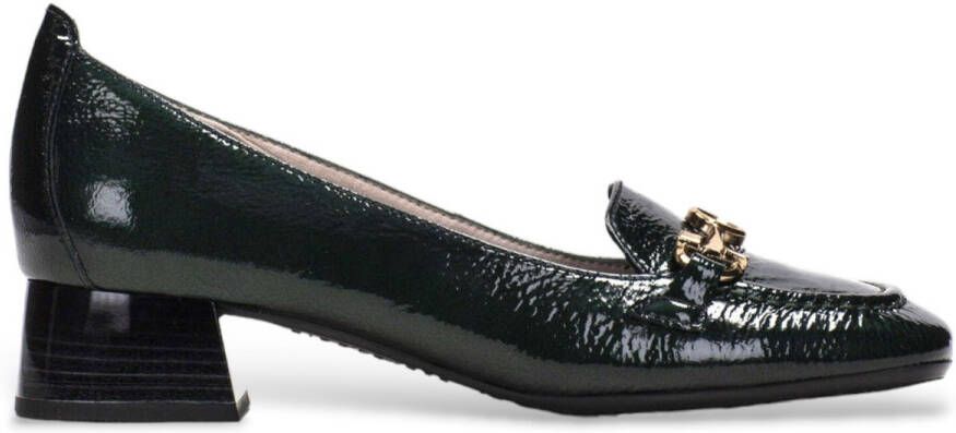 Hispanitas Groene leren mocassins