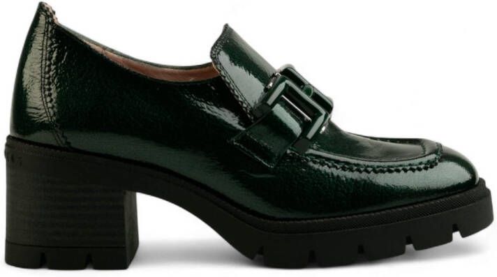 Hispanitas Groene Track Leren Mocassins