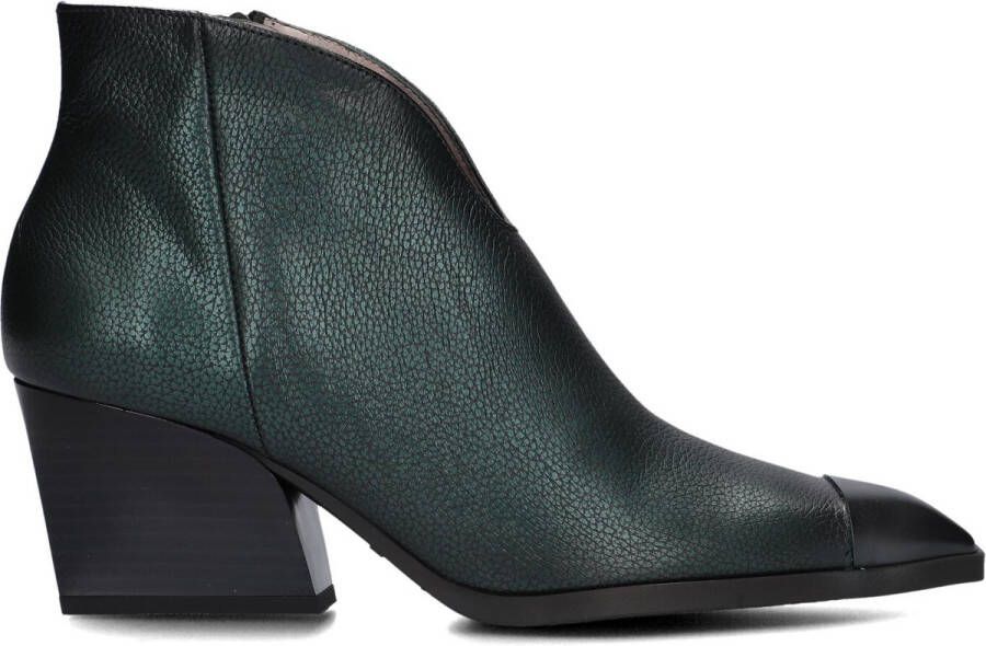 HISPANITAS Enkellaarsjes Dames Hi243596 Met Maat: 41 Materiaal: Leer Kleur: Groen