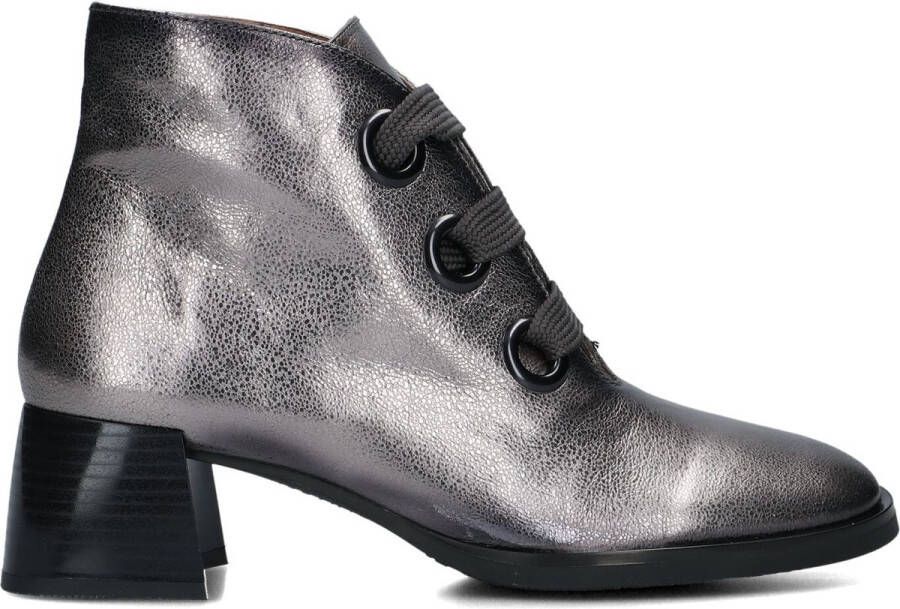 HISPANITAS Enkellaarsjes Dames Hi243635 Maat: 36 Materiaal: Leer Kleur: Zilver