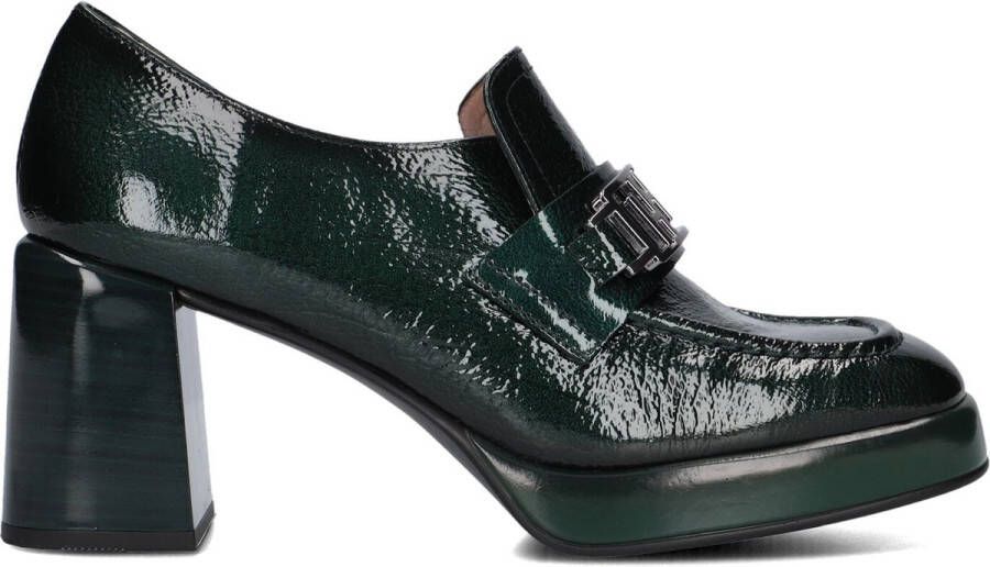 HISPANITAS Instappers Dames Hi243657 Maat: 39 Materiaal: Lakleer Kleur: Groen