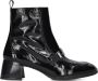 HISPANITAS Enkellaarsjes Dames Hi243727 Maat: 40 Materiaal: Lakleer Kleur: Zwart - Thumbnail 1