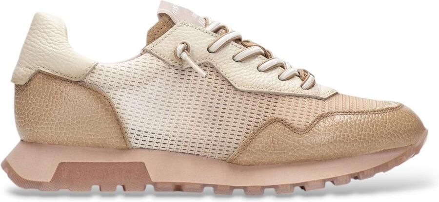 Hispanitas Beige Bolero Leren Sneakers