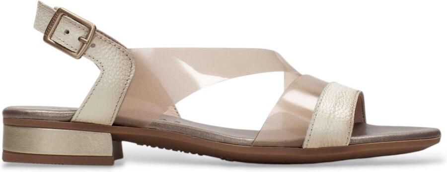 Hispanitas Beige Cervo Leren Sandalen